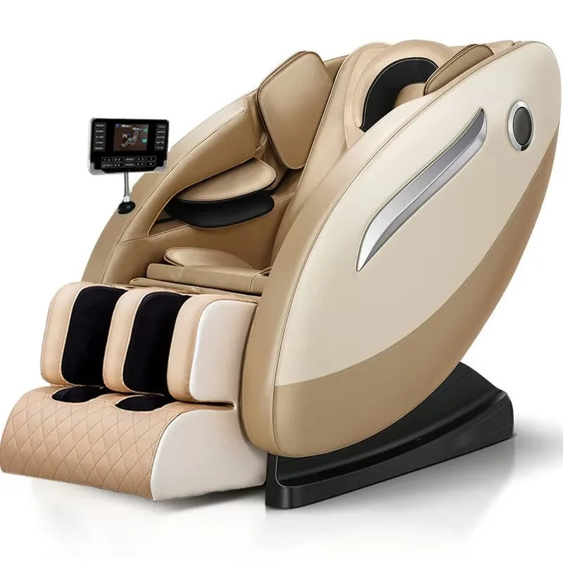 Zero Gravity Massage Chair - Full Body Spa Recliner in Gold Massage Chairs Glod Tidesmit