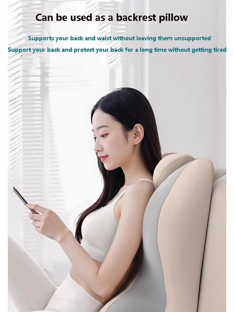 Memory Foam Ergonomic Pillow for Neck Support and Muscle Relief Massage Cushion Tidesmit