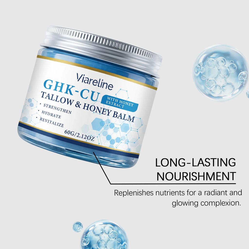 Ghk-Cu Beef Tallow Balm Deep Hydration Brighten Skin Enhance Elasticity Firming Smooth Face Moisturizer For Dry Sensitive Skin