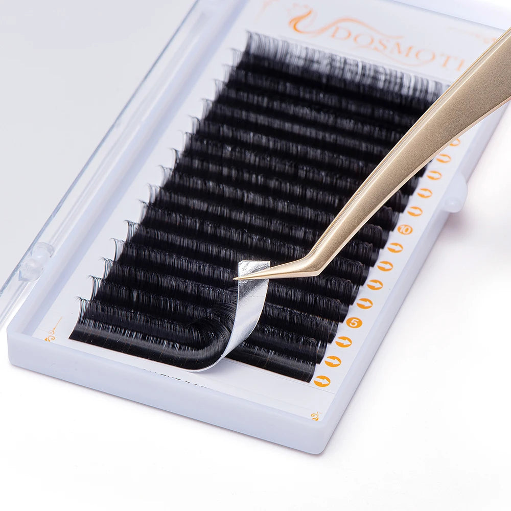 DOSMOTH- Soft Eyelash Extension, Individual Lashes,Faux Mink Eyelashes, False Eyelash, 16Rows Thickness, 0.03 to 0.20 False Eyelashes Tidesmit