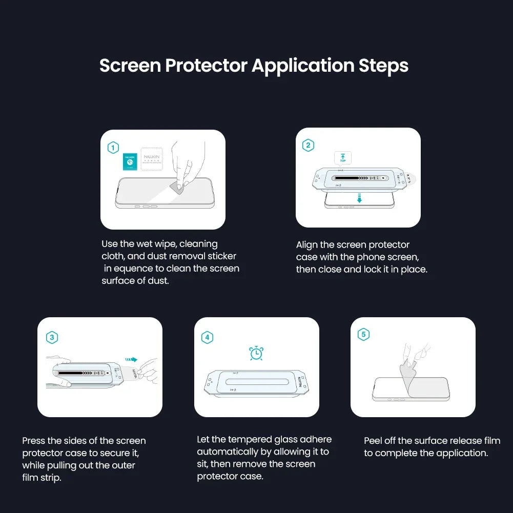 iPhone 17 Pro Max Screen Protector - 9H Tempered Glass | Tidesmit Tidesmit