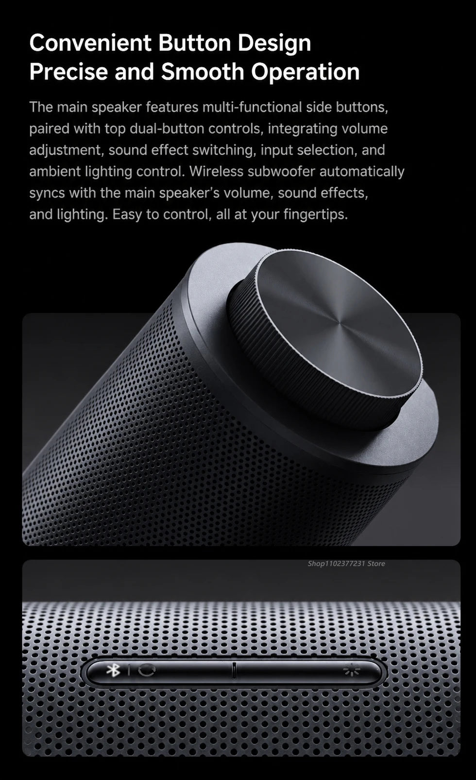 NEW Mijia REDMI Computer Speaker 2 Pro Four-Unit Two-Channel Stereo RGB Ambient Light Bluetooth 5.0 Built-in Microphone