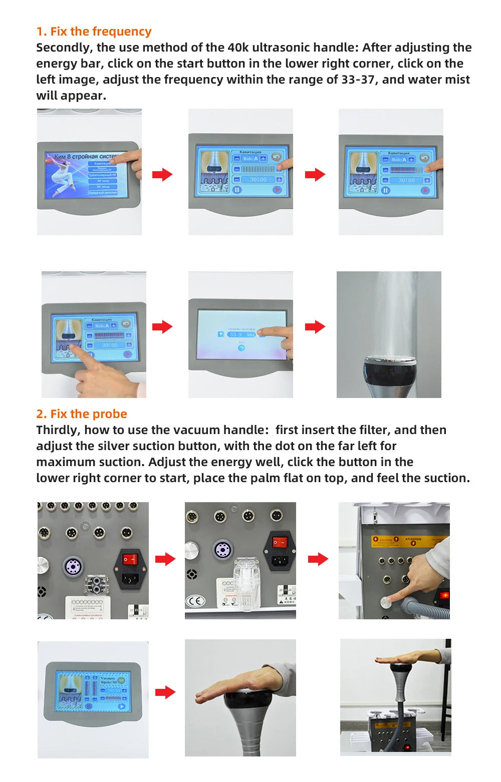 40K Ultrasonic Cavitation Slimming Machine - Ivory Portable Device Body Shaping Massage Equipment Tidesmit
