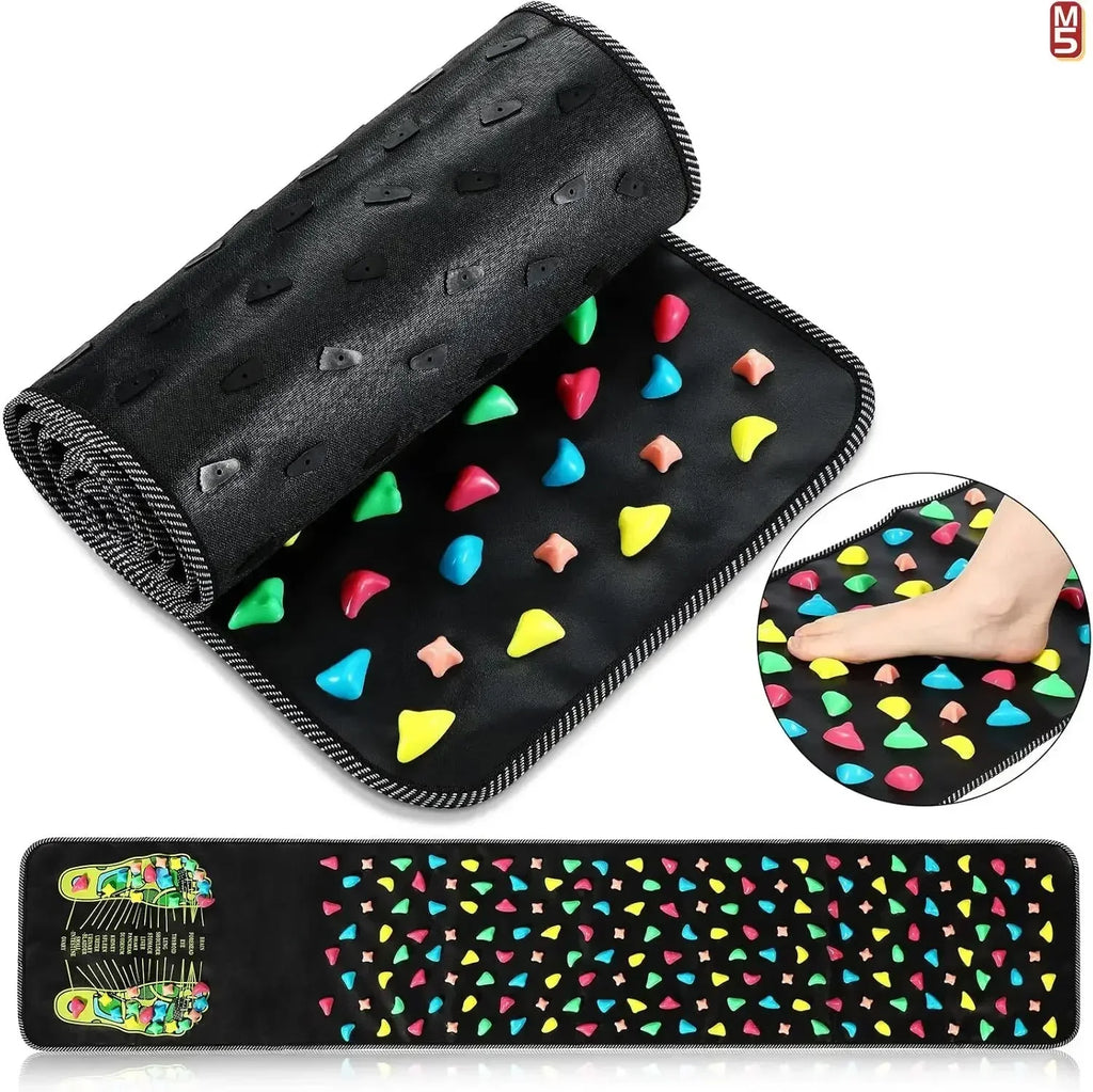 Acupressure Foot Reflexology Mat for Deep Tissue Muscle Relief Body Shaping Massage Equipment Tidesmit