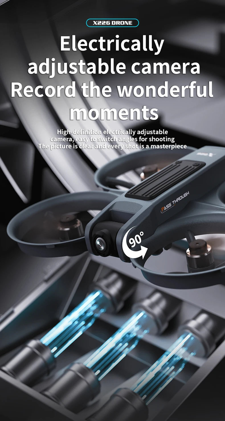 Tidesmit X226 4K Camera Drone with GPS and Obstacle Avoidance Tidesmit