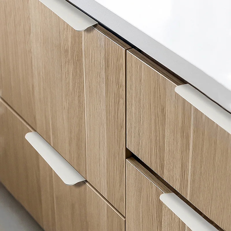 Invisible Wardrobe Handle Minimalist Modern Minimalist Cabinet Door Drawer Cashmere Gray Cabinet Furniture Hardware Small Handle