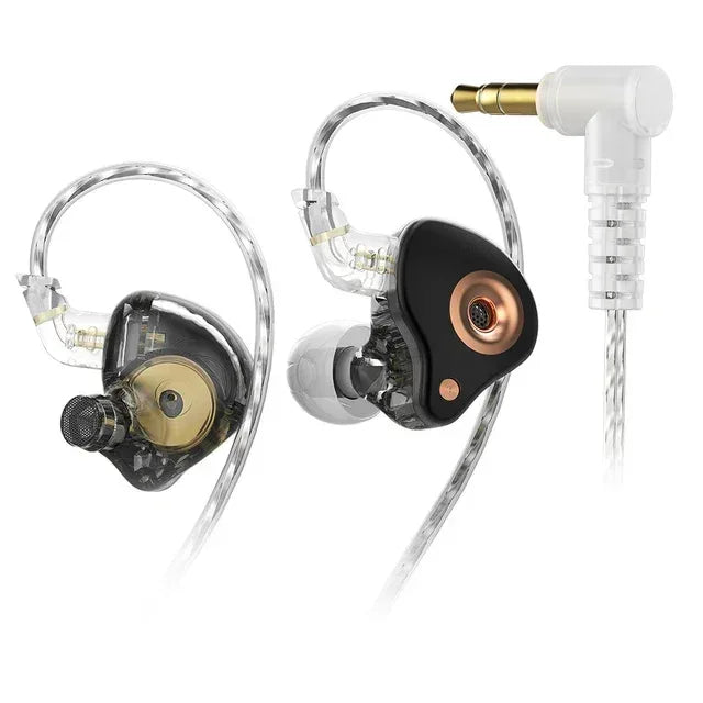 Tidesmit HiFi In-Ear Monitors with Dynamic Bass & Noise Cancellation VENUS-Black-NO MIC Tidesmit