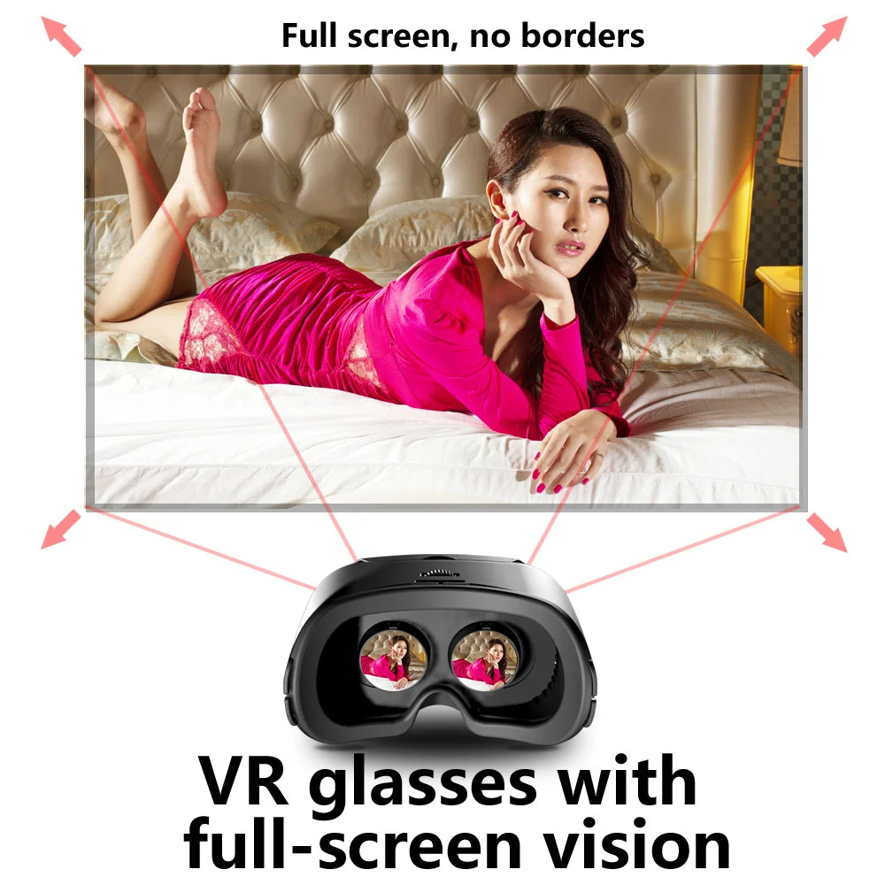 VR Headset for Smartphones - Immersive 3D Mobile VR Glasses Tidesmit