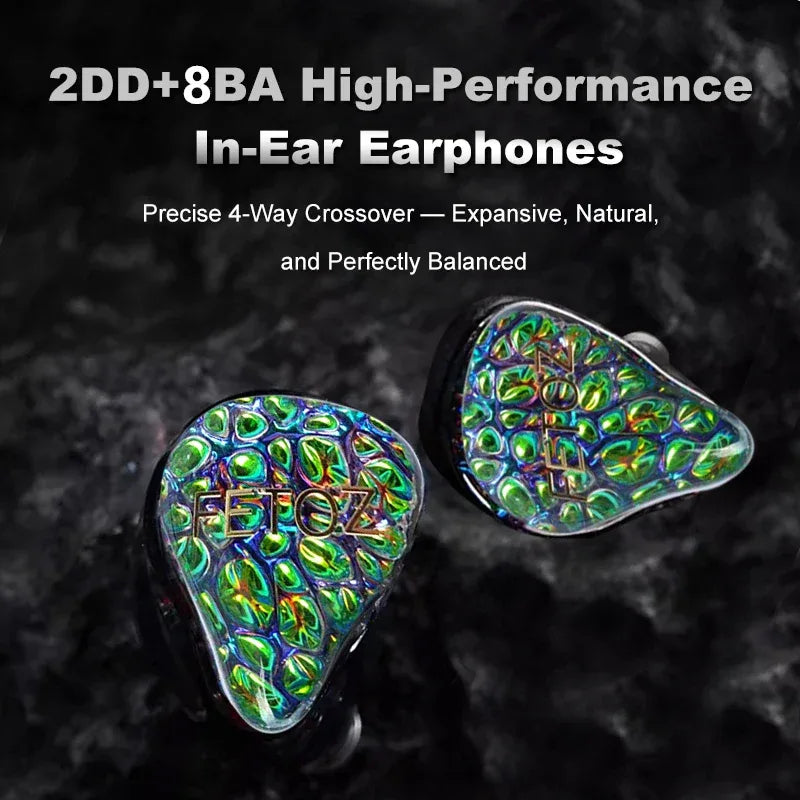 Hybrid In-Ear Monitors Noise Canceling Wired Headphones - Tidesmit Tidesmit