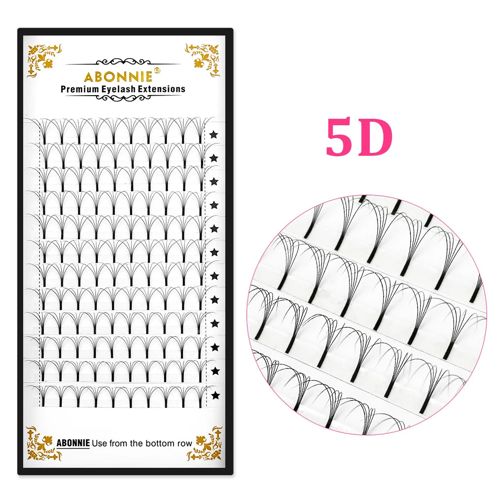Russian Volume Eyelash Extensions 5D-6D | Matte Soft False Lashes False Eyelashes 5D Tidesmit