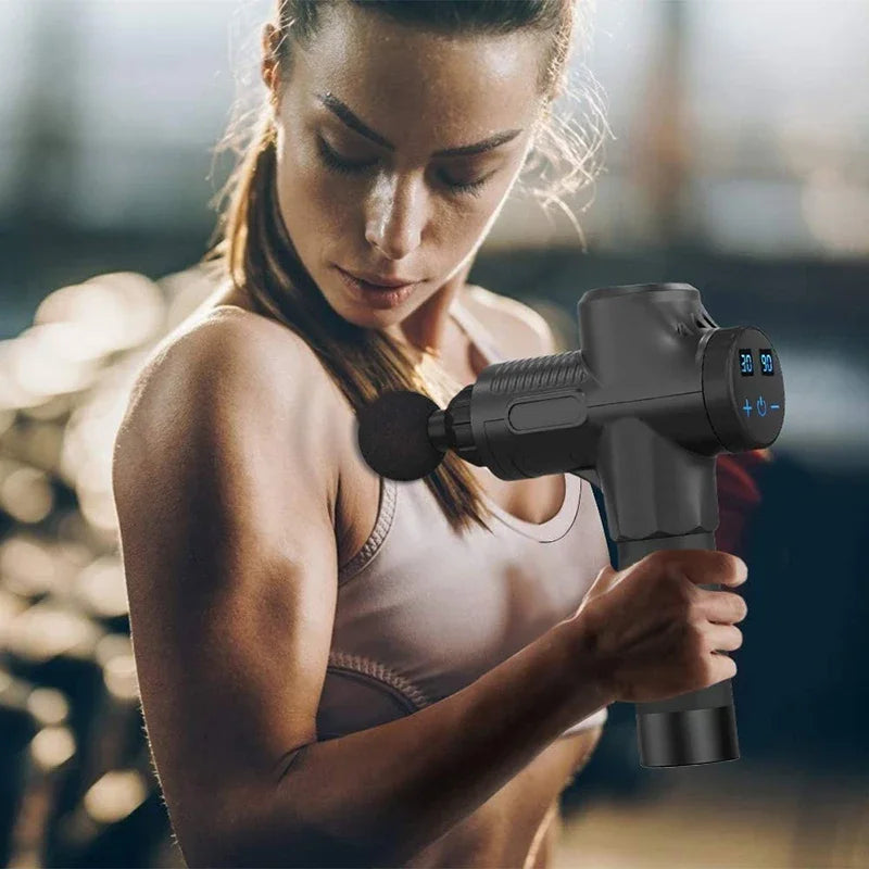 Deep Tissue Massage Gun - Cordless Percussion Massager with Heat Body Shaping Massage Equipment Tidesmit