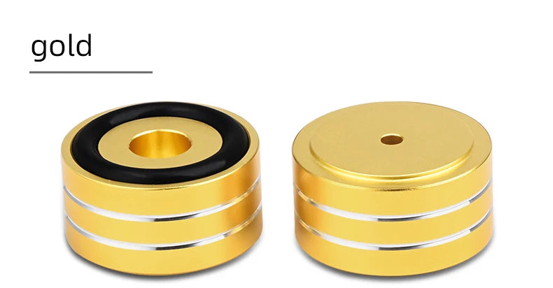 Super Premium 4PCS Hifi Speaker Spikes Stand Feet Pad Aluminum Alloy for Speaker DAC Shock Absorbing Foot Pad