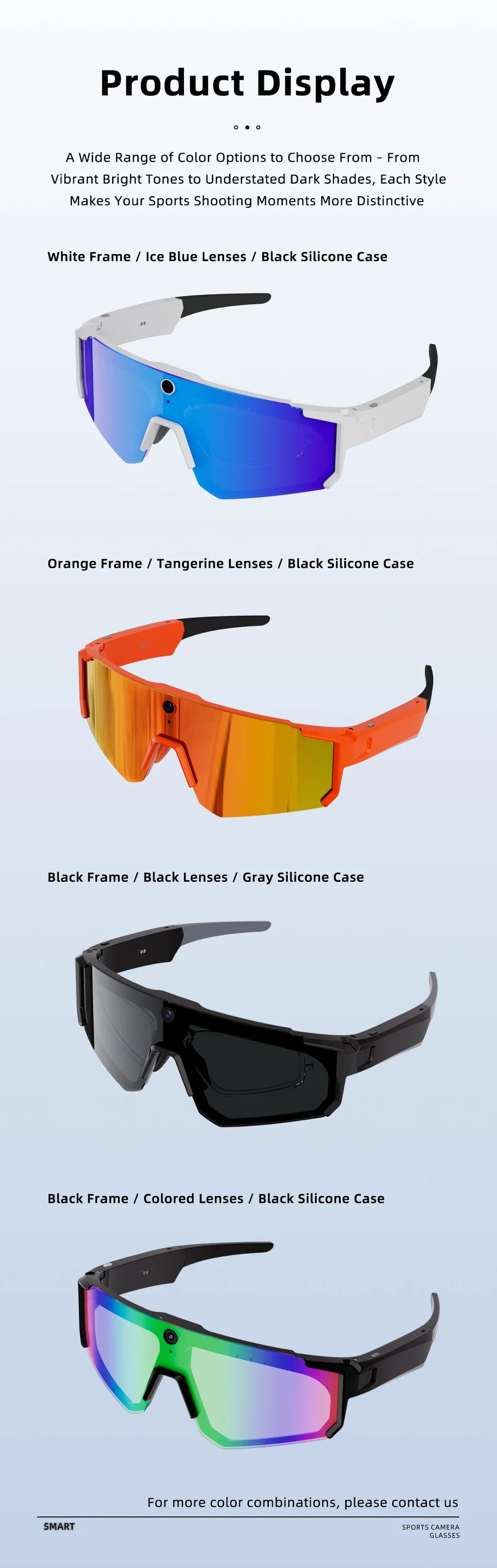4K Polarized Smart Sunglasses with Bluetooth Audio & Camera - Tidesmit Tidesmit