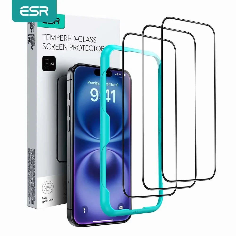 iPhone 16 Pro Max Privacy Tempered Glass Screen Protector (3 Pack) Tidesmit