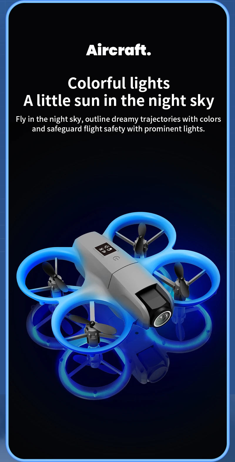 4K FPV Camera Drone H135 - Foldable RC Quadcopter with Wide Angle Lens Tidesmit