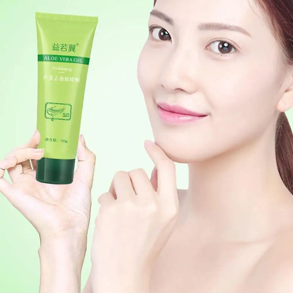 Aloe Vera Exfoliating Gel Body Scrub - Natural Cruelty-Free Skincare Scrubs Treatments Tidesmit