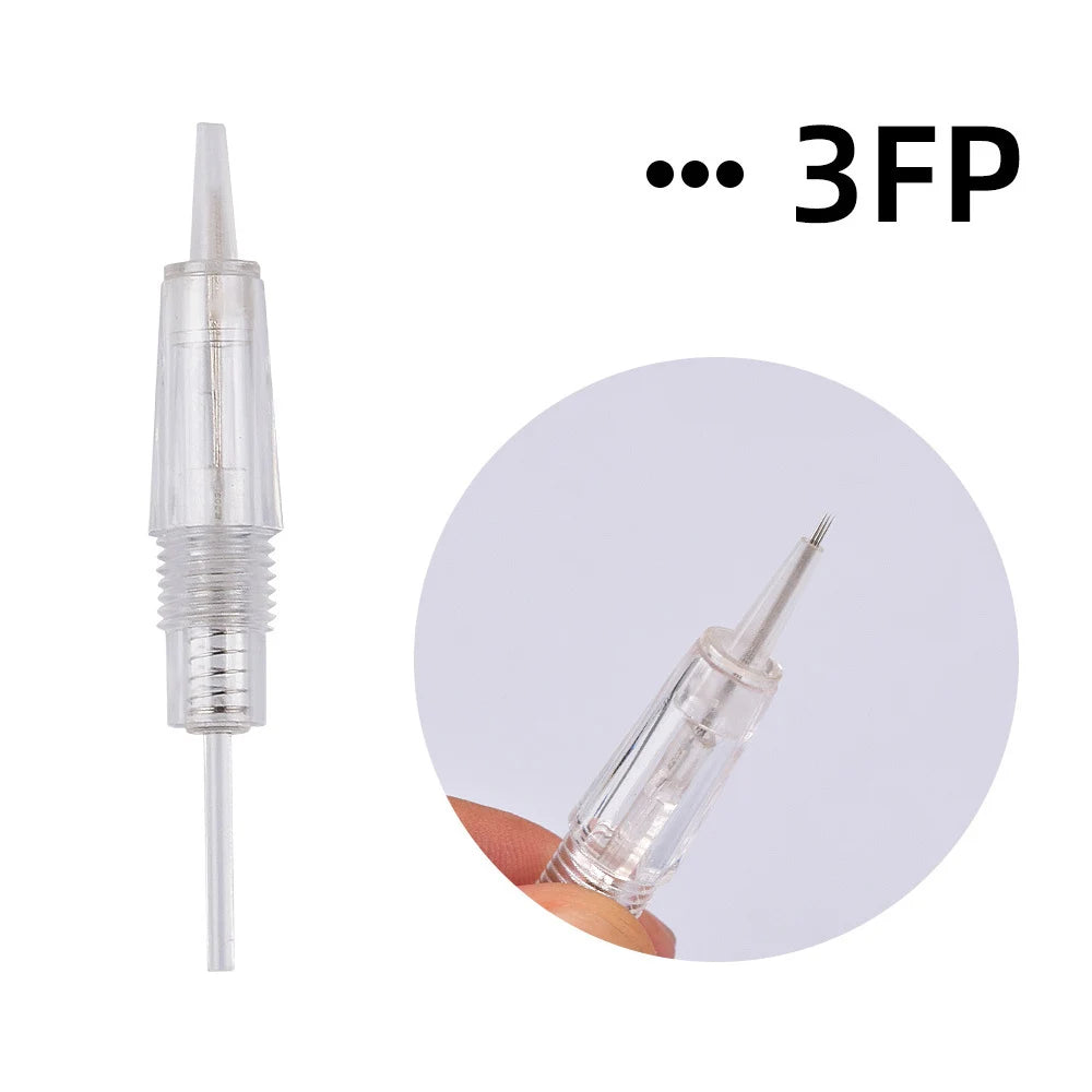 PMU Machine for Eyebrows | Professional Digital Microblading Pen Permanent Makeup Machines 3F-30pcs Neeldes Tidesmit