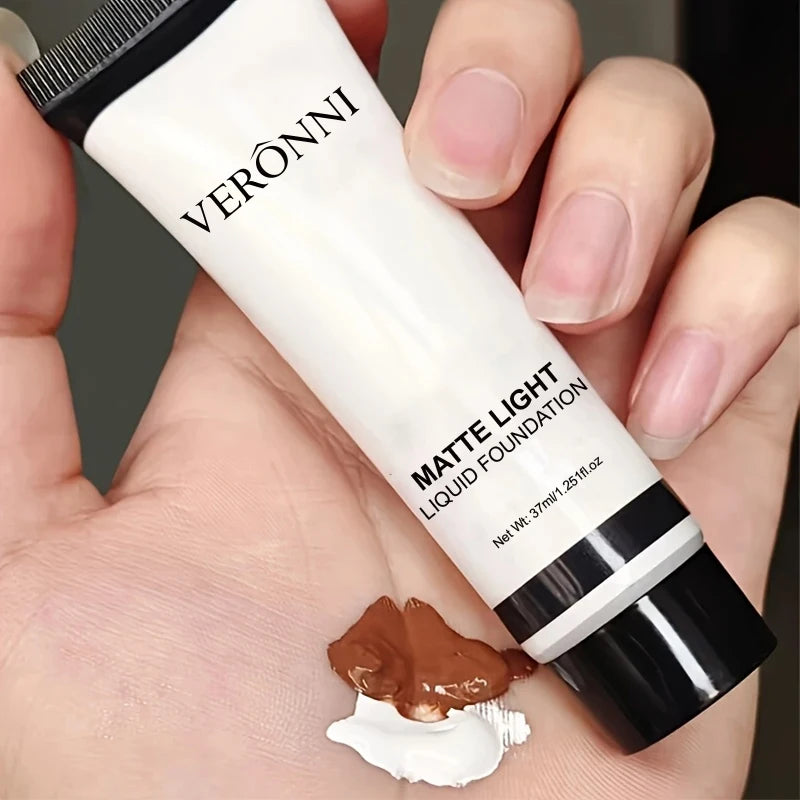 Tidesmit white liquid foundation texture close-up for full coverage cosplay and bright natural halloween face makeup