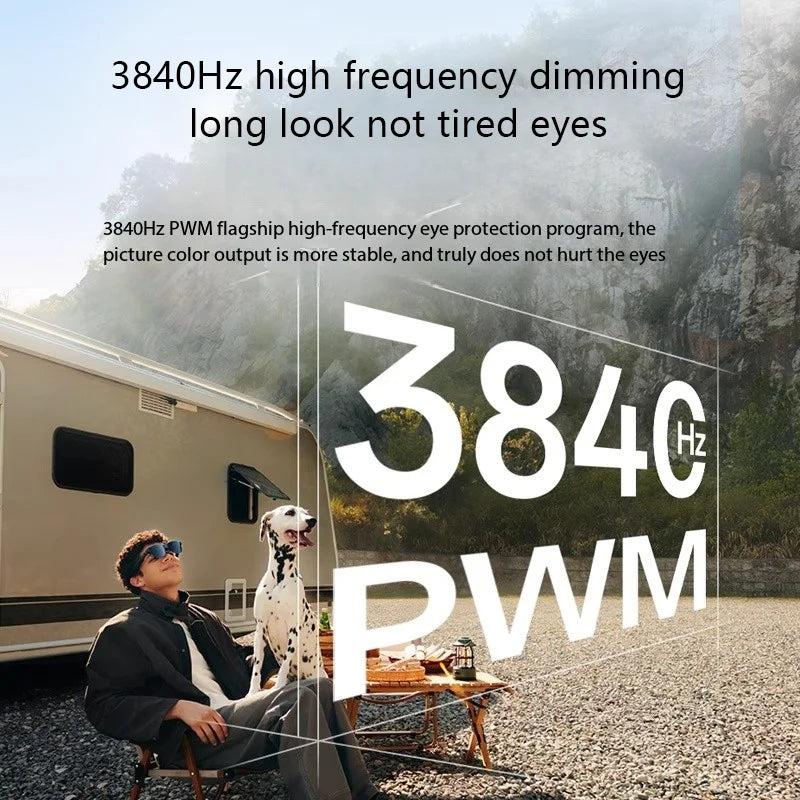 AR Glasses 135-Inch Private Cinema Display for Immersive Mobile Gaming Tidesmit