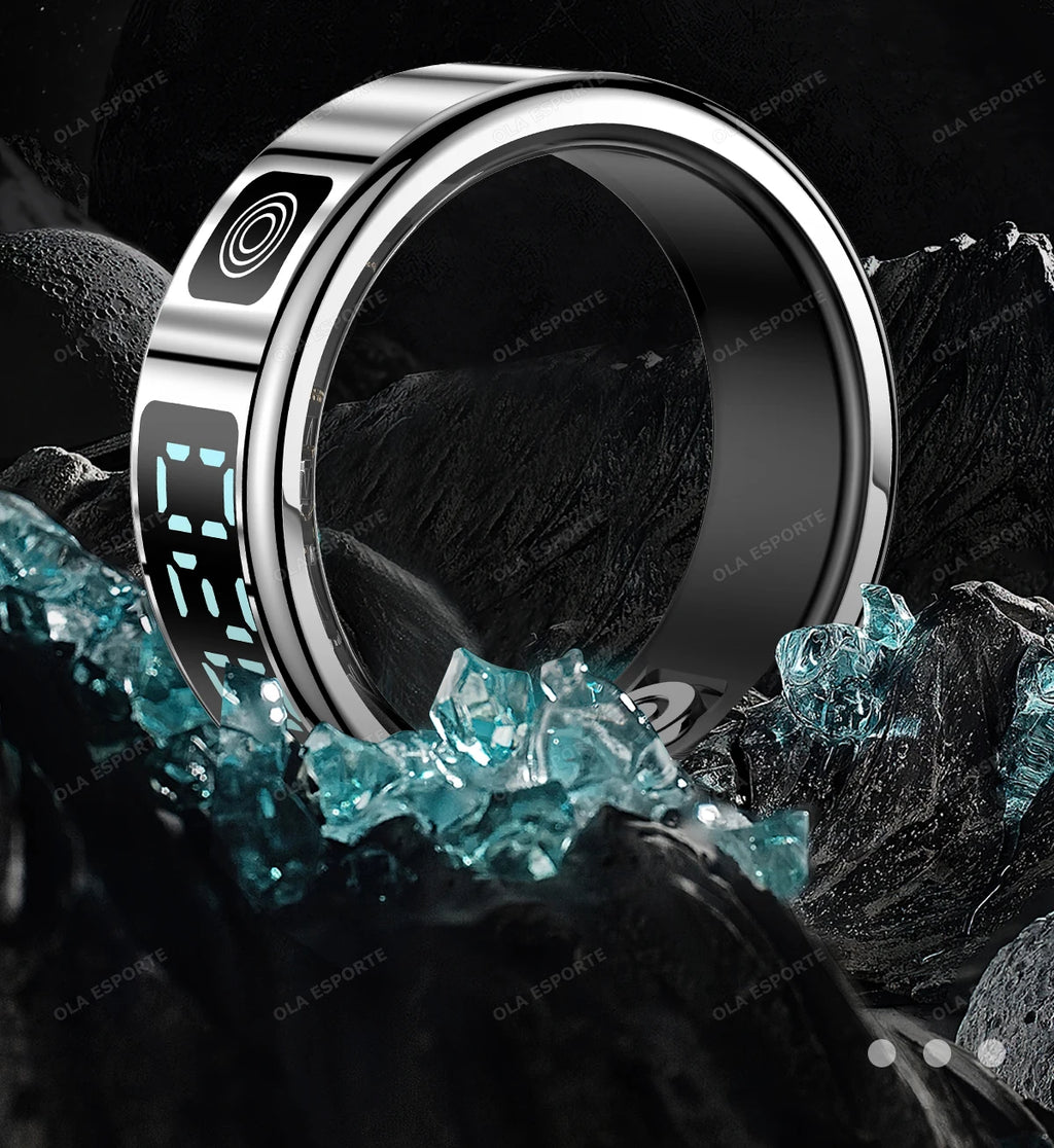 Smart Health Ring with Biometric Heart Rate and Blood Oxygen Tracking Tidesmit