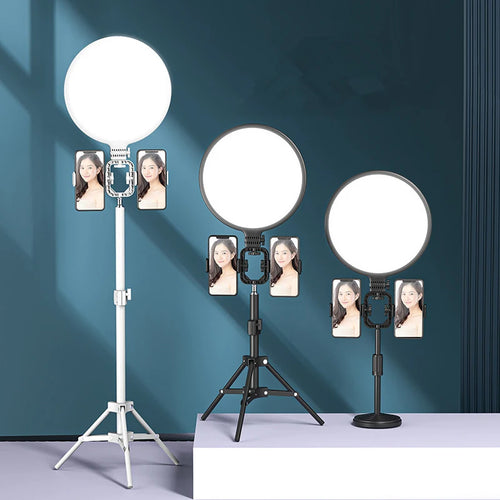 10-Inch LED Ring Light with 2M Adjustable Tripod for Professional Streaming Tidesmit