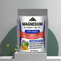 Magnesium Glycinate & Malate Complex with Vitamin D3 - Max Absorption Patches for Bone, Heart, Sleep, Nerves - 30 Patches
