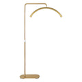 Half Moon LED Lash Light with Floor Stand - Adjustable Beauty Lamp Gold Tidesmit
