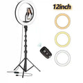 12 Inch LED Ring Light with Adjustable Tripod for Content Creation 12inch 1.5M Tripods Tidesmit