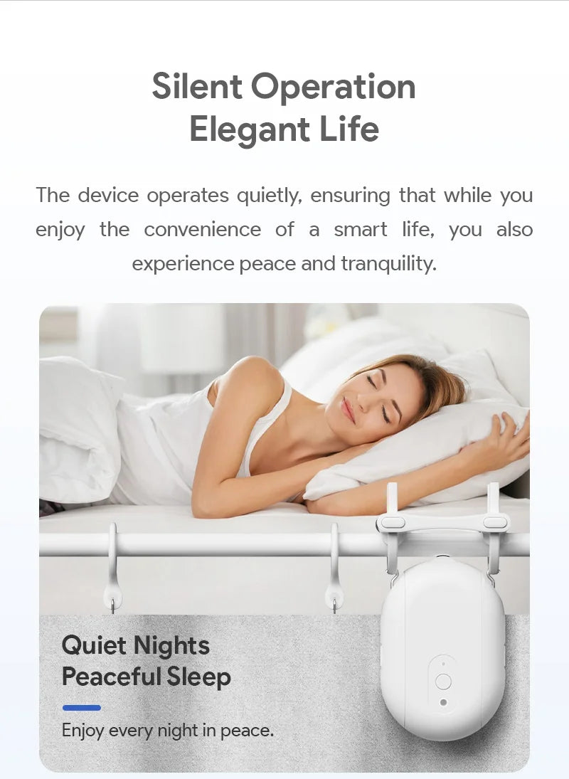 Zigbee Curtain Robot Smart Controller - Voice & App Control for Smart Homes Tidesmit