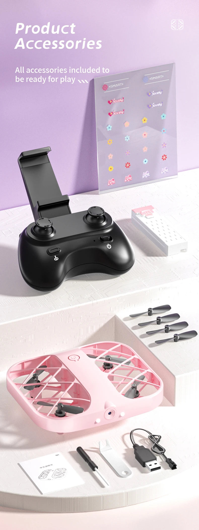 Mini Foldable Camera Drone with 8K Resolution - Portable RC Quadcopter Tidesmit