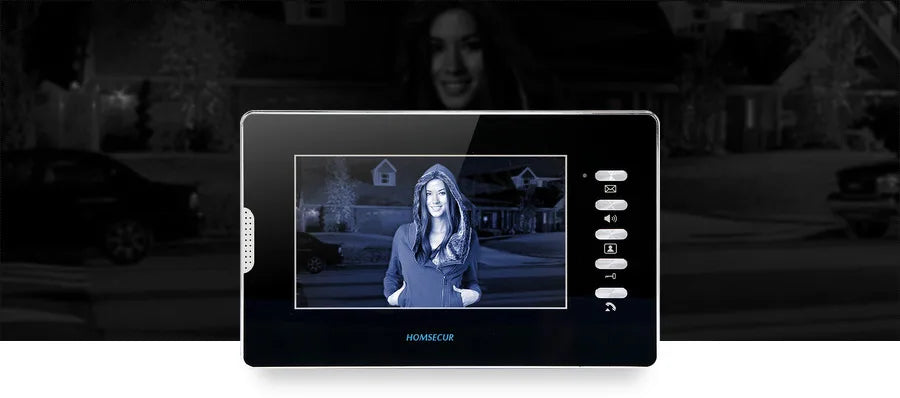 Video Door Phone Doorbell Intercom System 7" Monitor IR Camera Night Vision 1V1