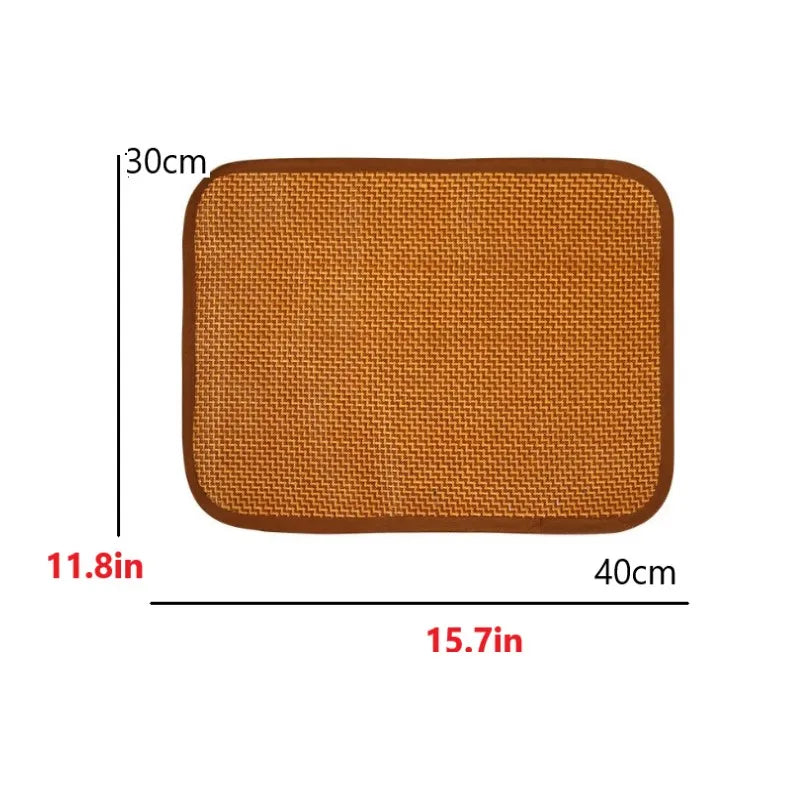 Brown dog cooling mat, 40 x 30 cm dimensions