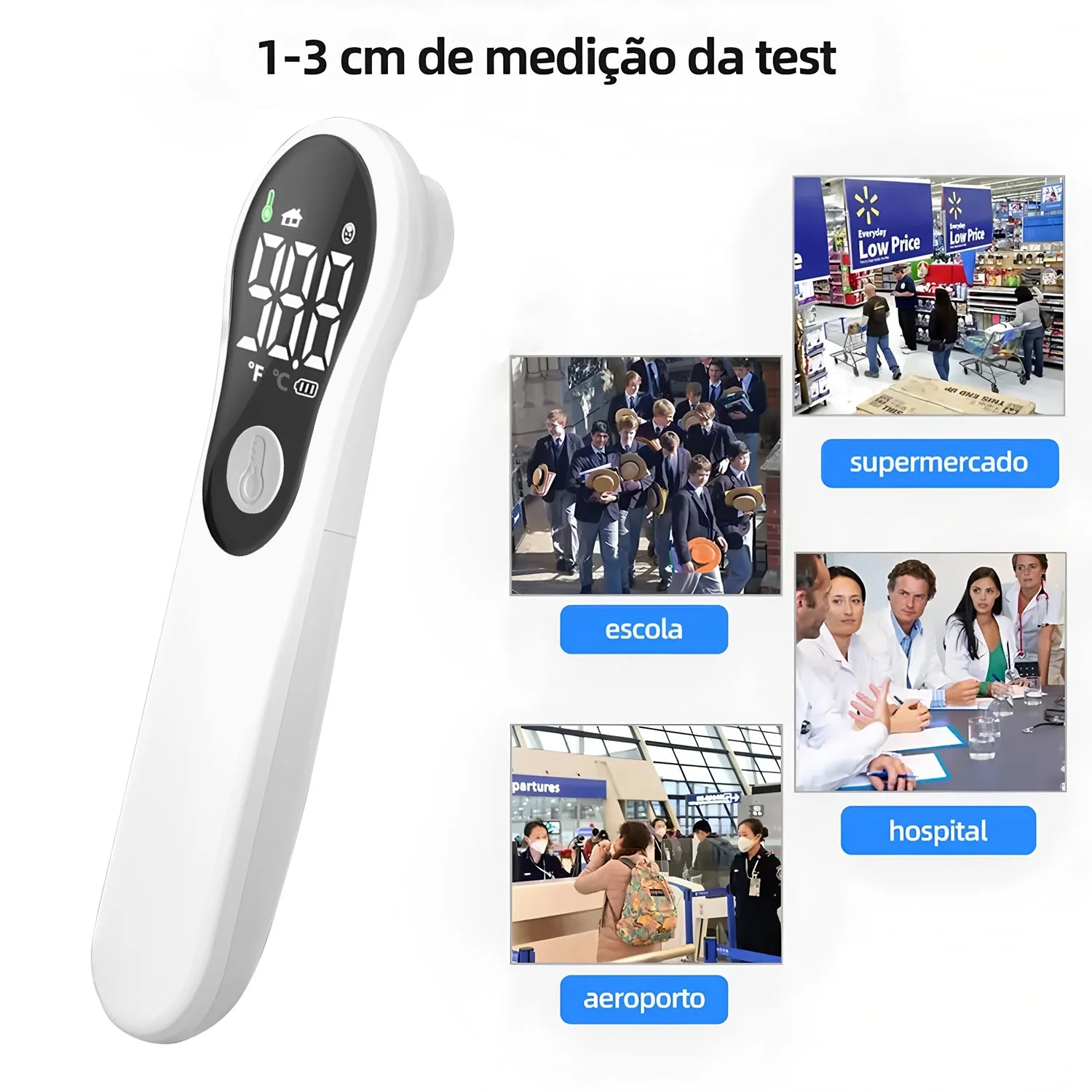 Digital Infrared Fever Thermometer Medical Household Infant Adult Forehead Non-contact Body Temperature Ear Thermometer