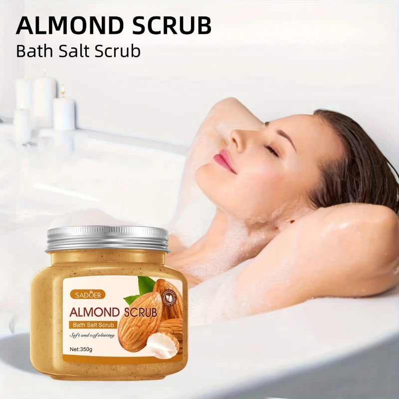 Almond Face Scrub: Hypoallergenic Exfoliating Pore Cleanser Scrubs Treatments Tidesmit