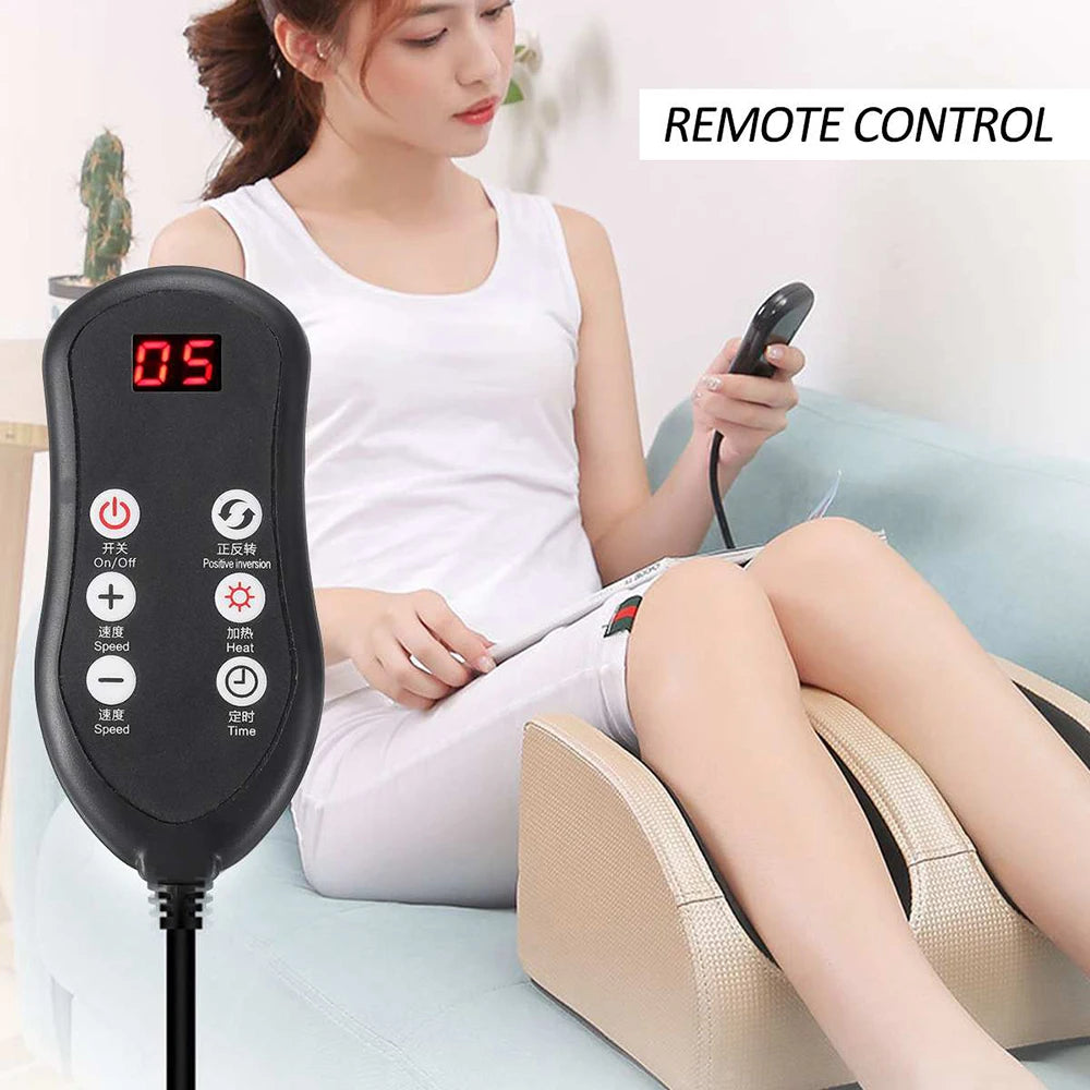 Electric Foot Massager with Shiatsu Heat - Portable Wellness Tool Relaxation Treatment Tidesmit