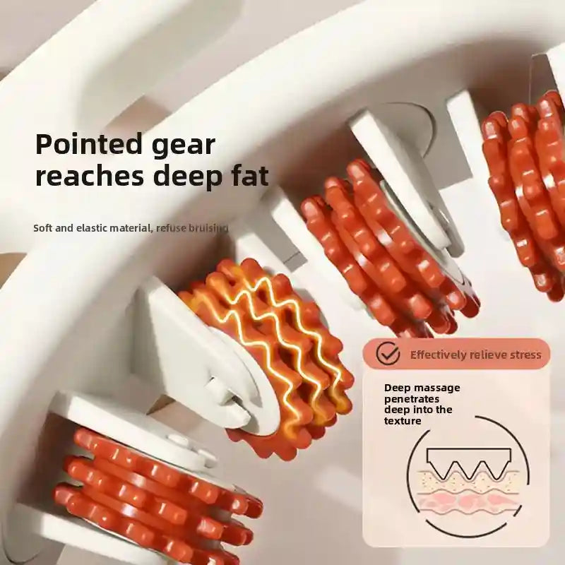 Massage Roller Ring for Full Body Muscle Relief - Tidesmit Rechargeable Massage Roller Tidesmit