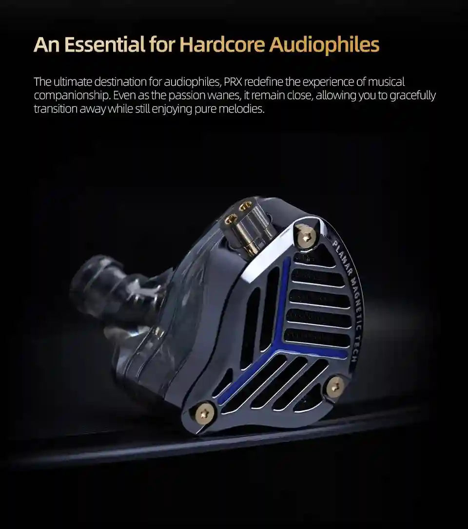 Tidesmit Planar Magnetic HiFi IEMs - Precision Studio Monitor Earphones Tidesmit