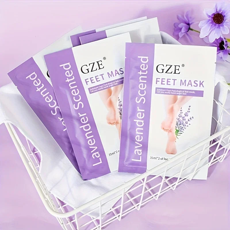 Foot Peel Mask for Cracked Heels and Callus Removal (GZE007) Scrubs Treatments Tidesmit