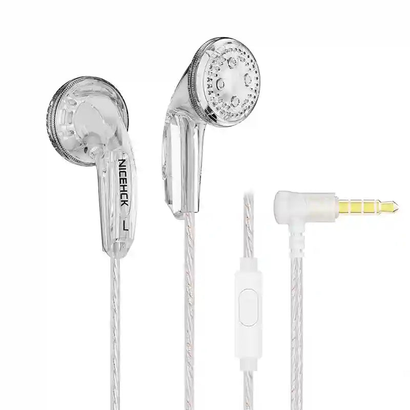 Wired 3.5mm HiFi Earbuds - Green Monitor Headphones for Clear Audio Tidesmit
