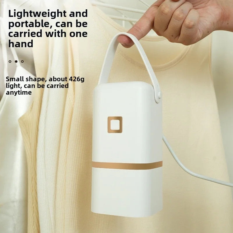 Tidesmit portable foldable clothes dryer showing compact space-saving design for dorms and small apartments