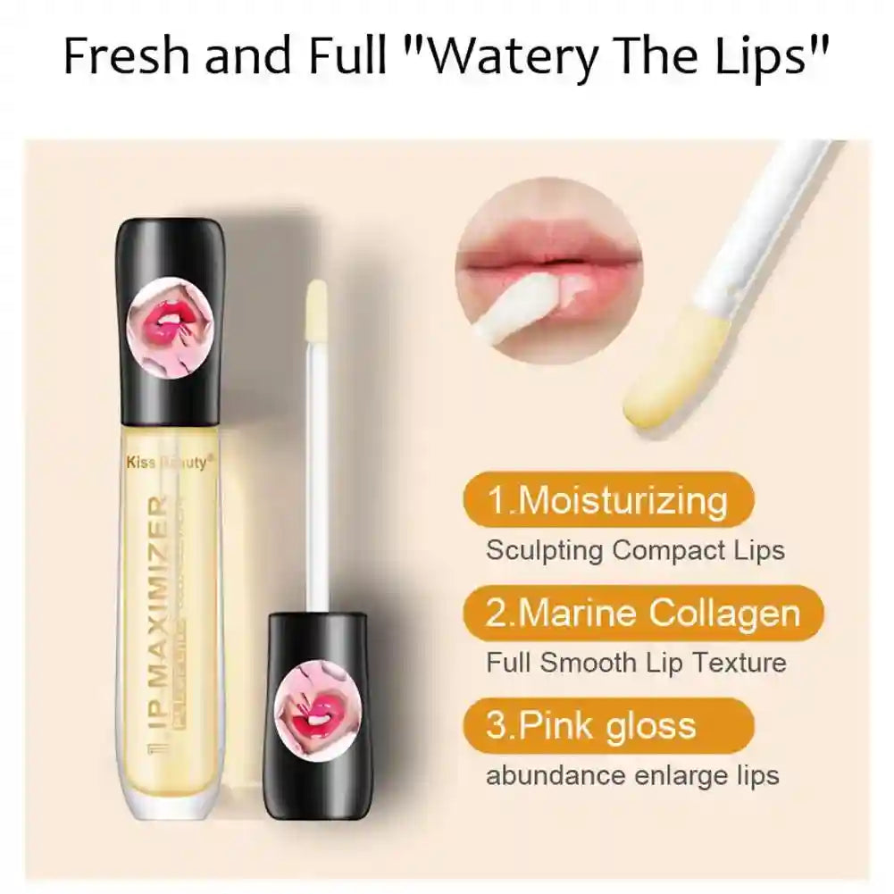 Liquid Lip Plumper Gloss | Hydrating Long Lasting Nourishing Lip Oil Lip Care Tidesmit