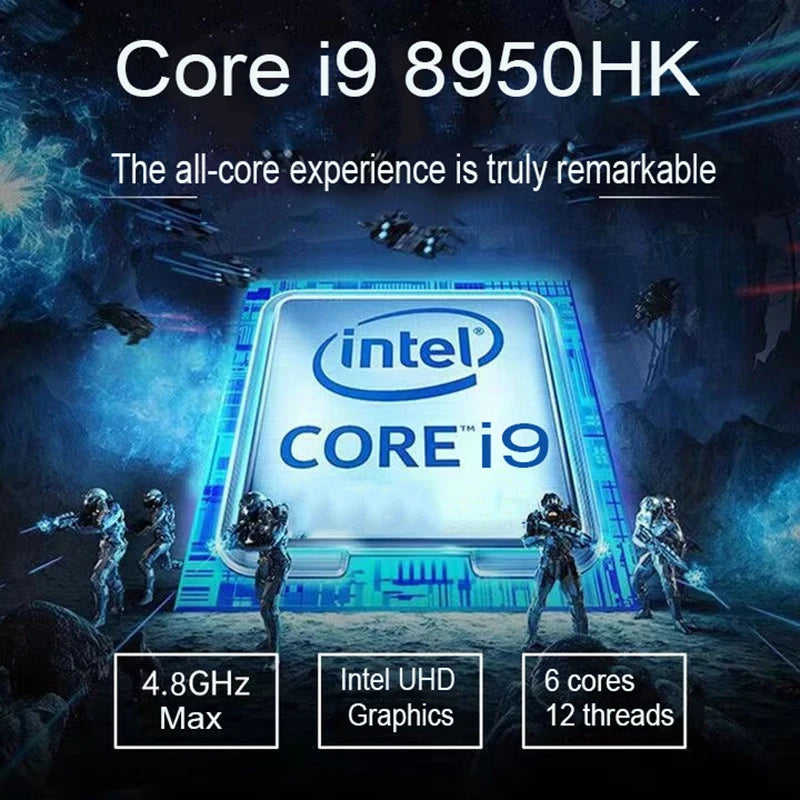 New 15.6 " Laptop Intel Core i9-10980HK 16GB RAM 1TB SSD Ultra Slim Gaming Laptop 1920*1080 Windows 11 Office Study Home Use