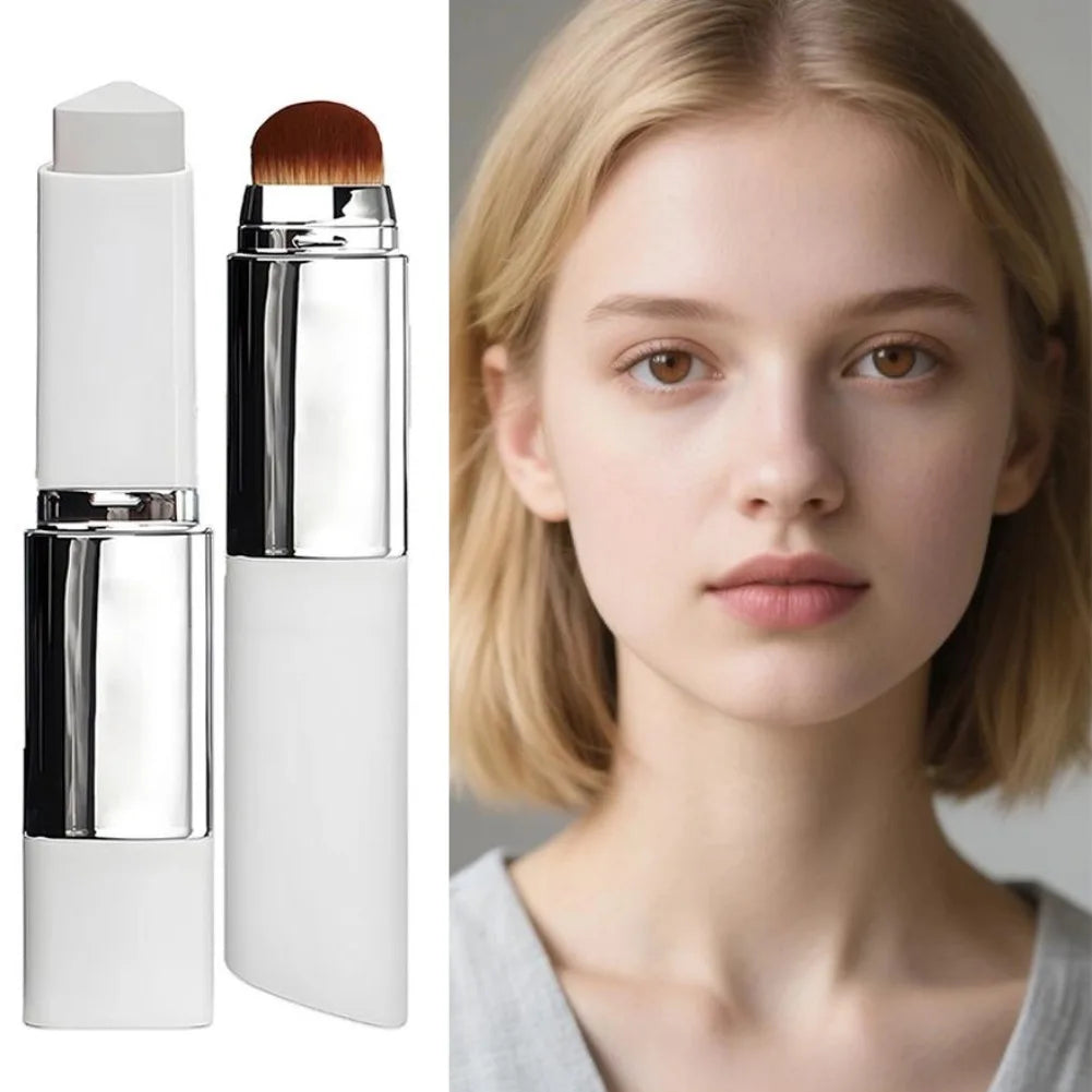 Tidesmit 2-in-1 color-changing foundation stick and brightening concealer texture close-up for all skin types