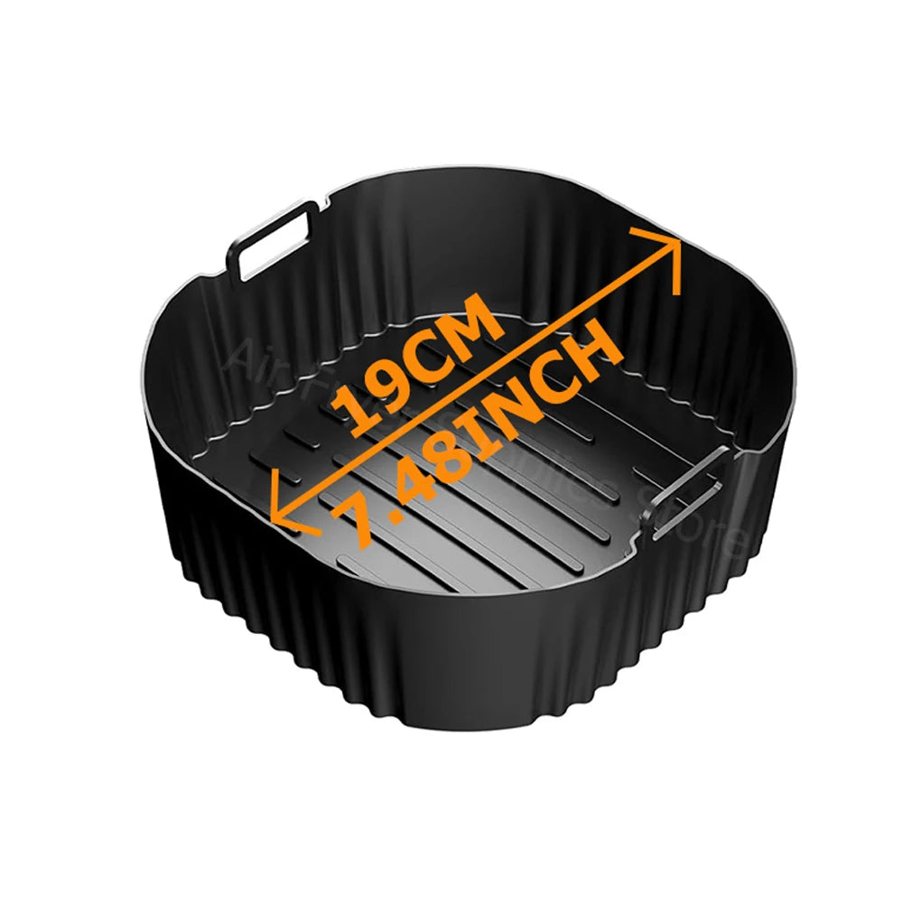 19cm Air Fryer Mold for Philips NA229 Reusable Silicone Baking Liners for Philips 4.2L Airfryer Series 2000 Kitchen Accessories