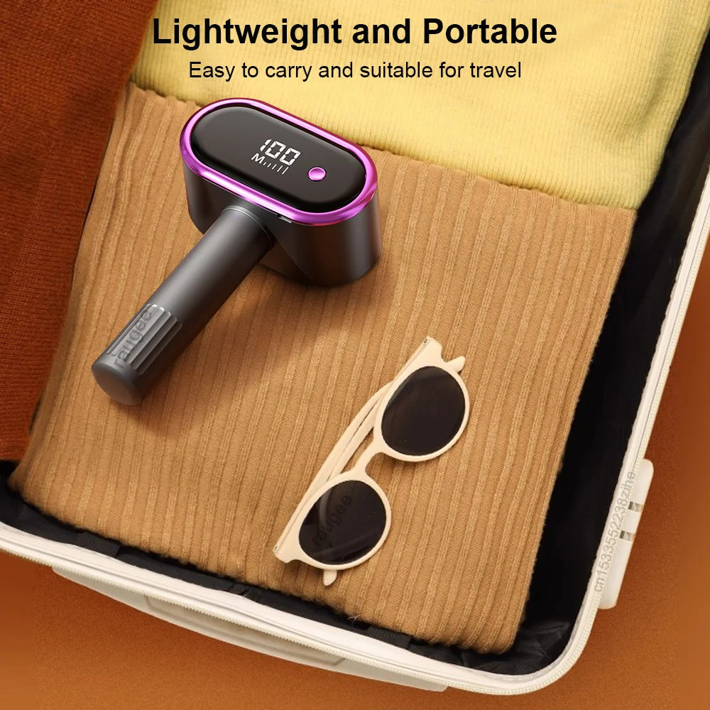 Tidesmit USB rechargeable lint remover featuring a high-speed blade for effective garment fabric and fuzz trimming.