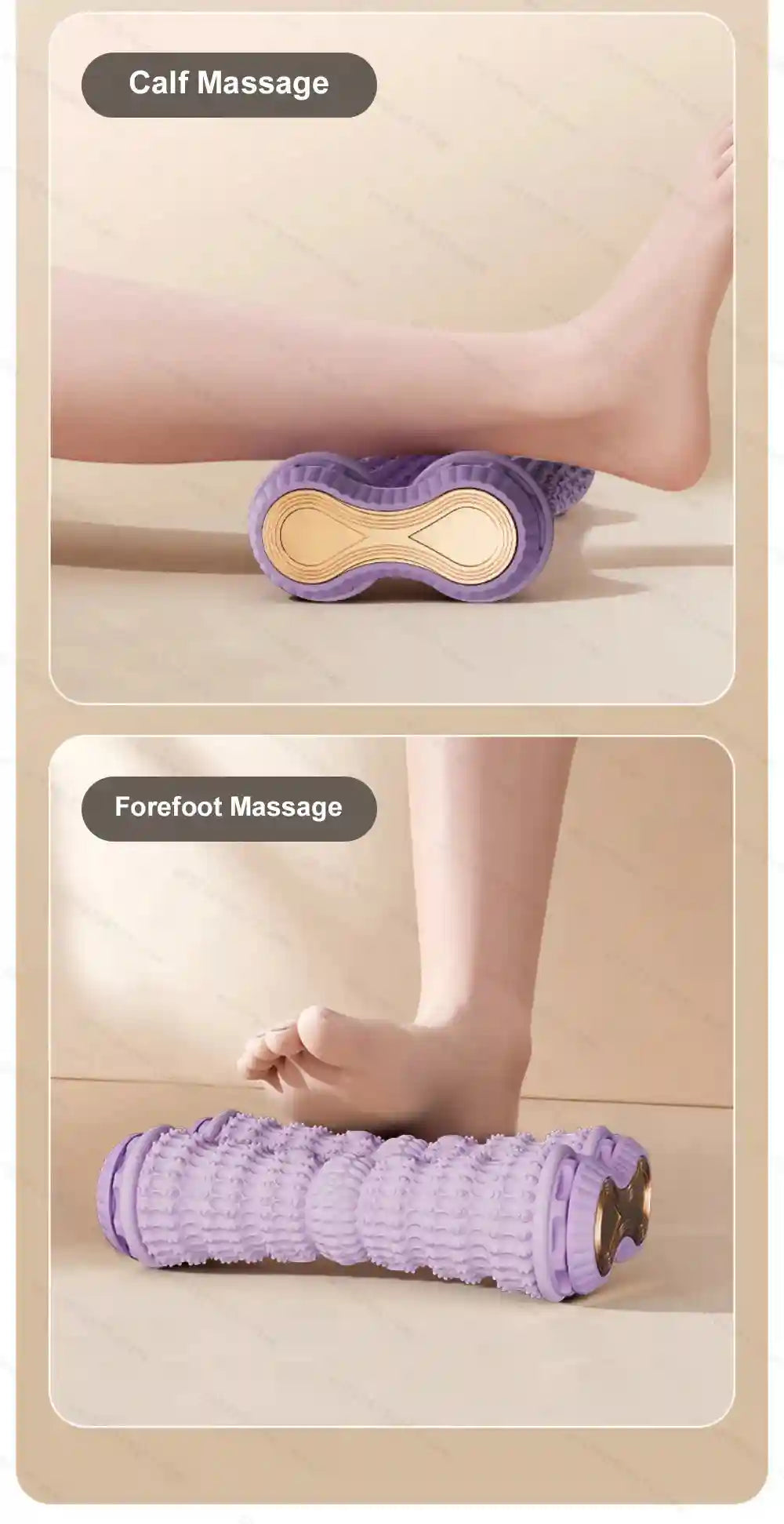 Massage Ball Foot Roller for Plantar Fasciitis – Deep Tissue Set Massage Roller Tidesmit