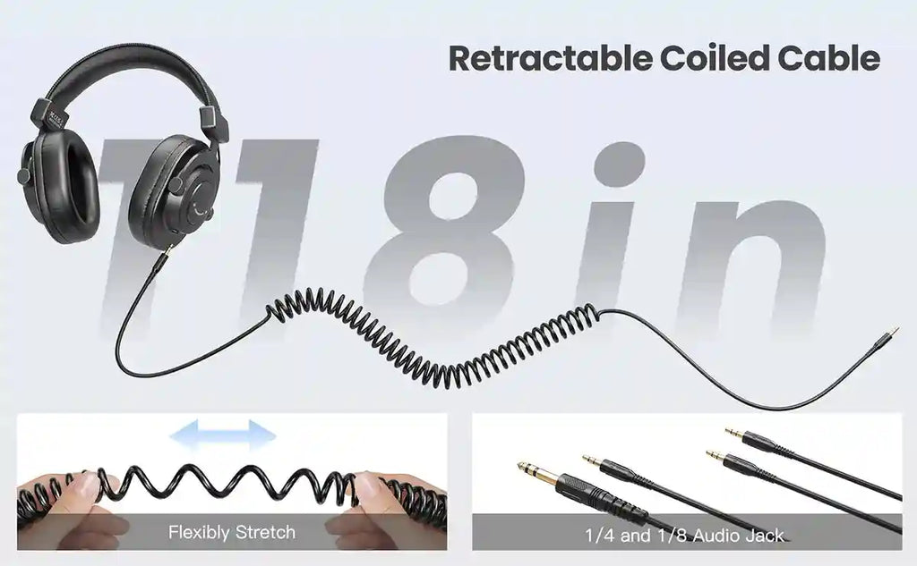 Wired Over-Ear Headphones with Memory Foam - PC, PS4 & PS5 Compatible Tidesmit