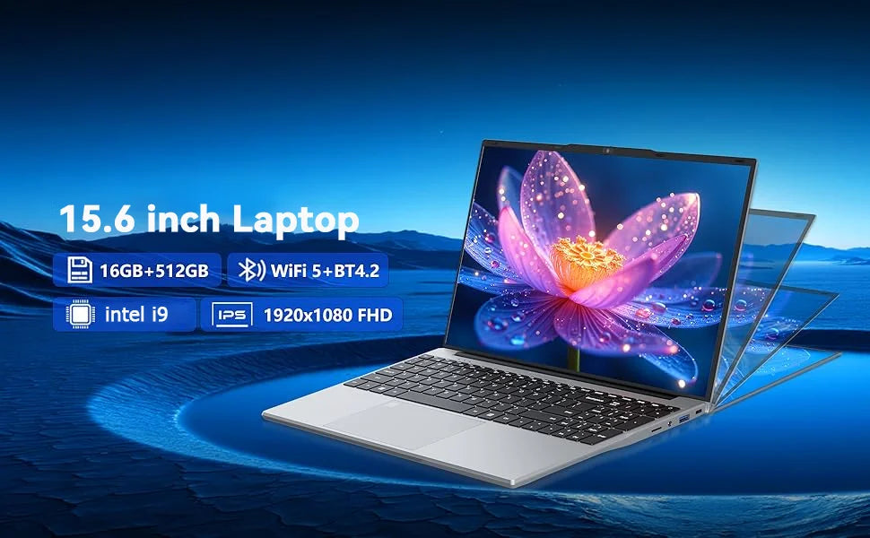 【3-year warranty】Portable Notebook Windows 11 Pro 15.6 inch Gaming Computer PC Gamer Intel Core i9 9900 Laptops i9