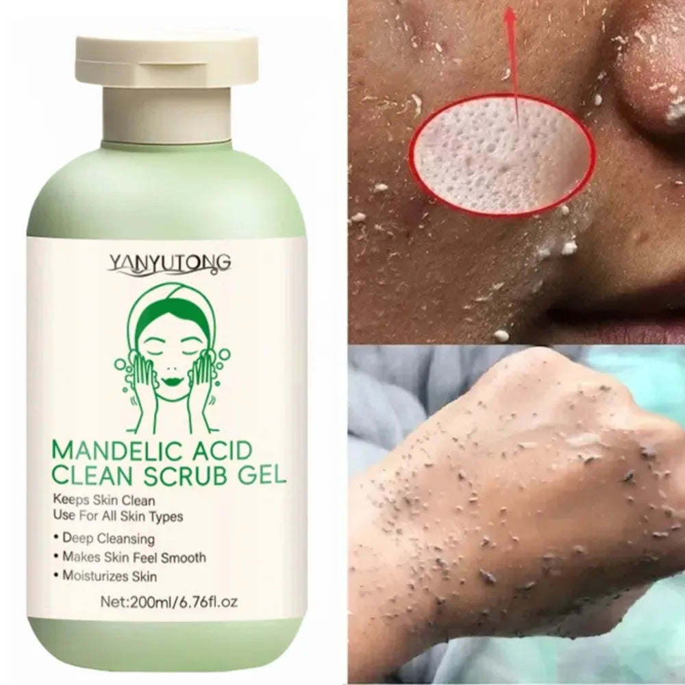 Exfoliating Facial Scrub | Aloe Vera Deep Pore Cleansing Gel 100ml Scrubs Treatments Tidesmit