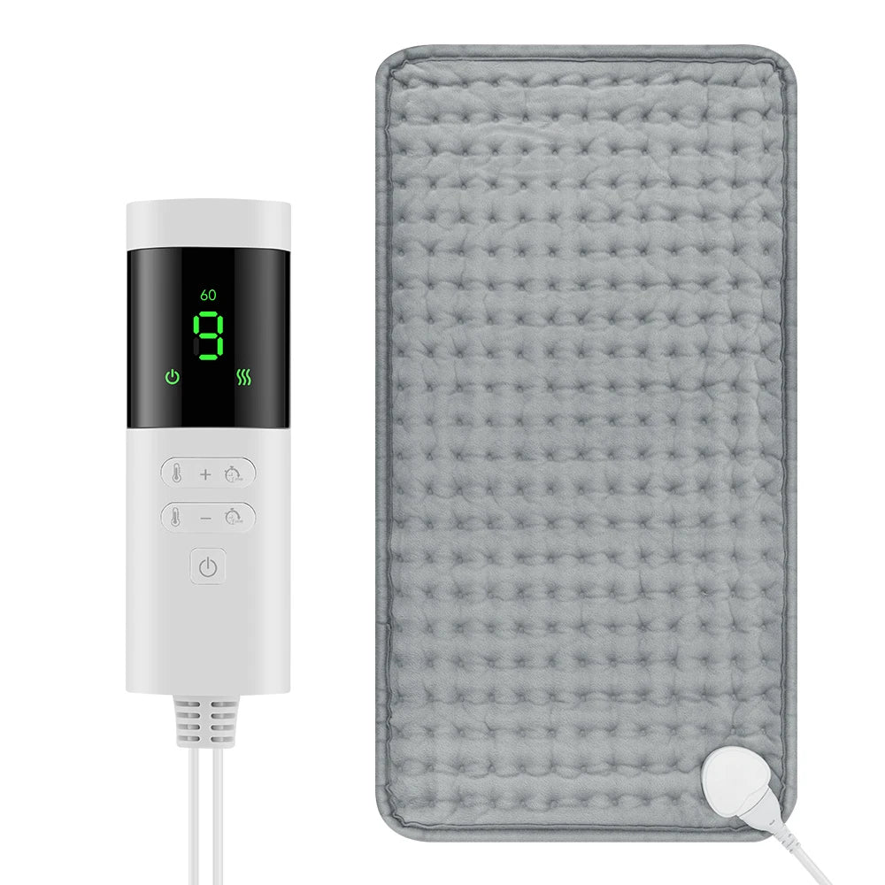 Electric Heating Pad for Neck and Back with 9 Heat Levels - Tidesmit Body Shaping Massage Equipment Tidesmit